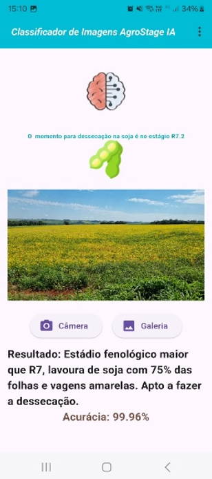 App para Identificar Momento de Dessecação da Soja